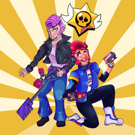 Mortis and Colt - Brawlstars